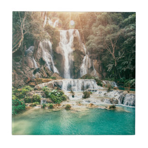 Azulejo Kuang Si el Falls Luang Prabang