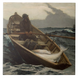 Azulejo La advertencia de niebla (de Winslow Homer)