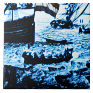 Azulejo La antigüedad de Amsterdam envía la apariencia