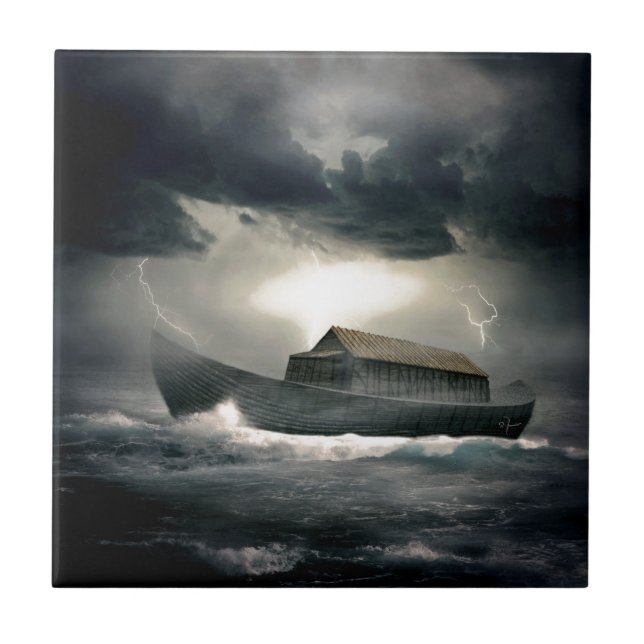 Azulejo La arca de Noah (Frente)