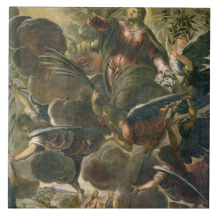 Azulejo La ascensión de Cristo (fresco)