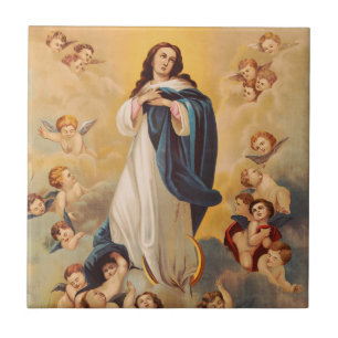 Azulejo La Asunción de la Virgen María
