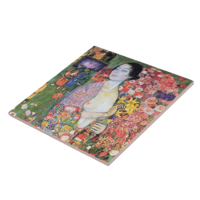 Azulejo La bailarina, Gustav Klimt (Lado)