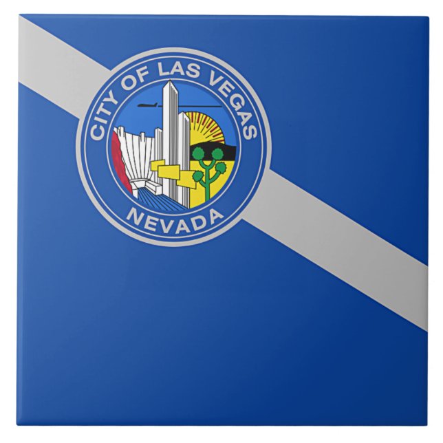 Azulejo La bandera de Las Vegas (Frente)