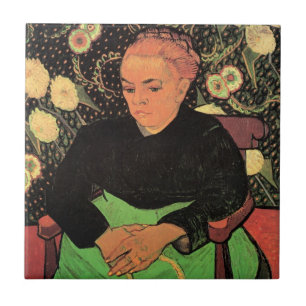 Azulejo La Berceuse (Augustine Roulin) por Vincent van Gog
