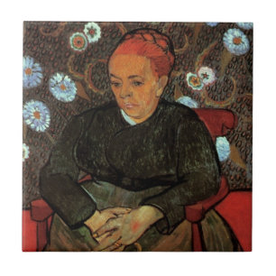 Azulejo La Berceuse (Augustine Roulin) por Vincent van Gog