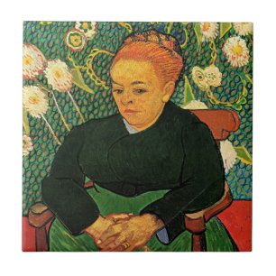 Azulejo La Berceuse (Augustine Roulin) por Vincent van Gog