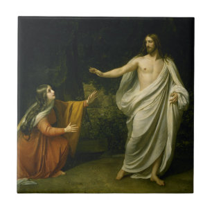 Azulejo La biblia de apariencia de Jesucristo Magdalene Re