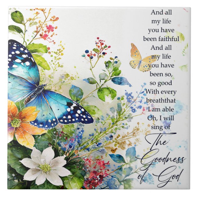 Azulejo La bondad de Dios (Frente)