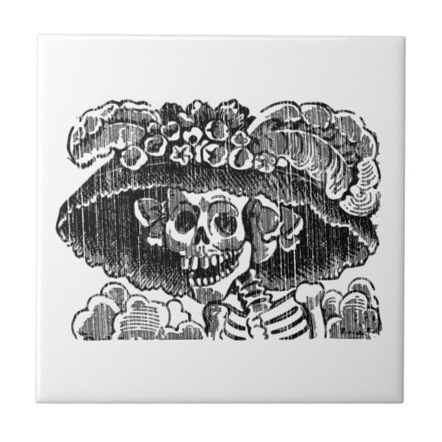 Azulejo La Calavera Catrina (Frente)