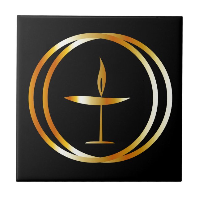 Azulejo La cáliz llameante (Frente)