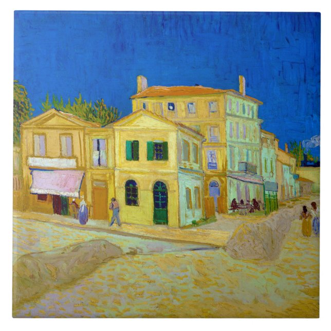 Azulejo La casa amarilla, Van Gogh (Frente)