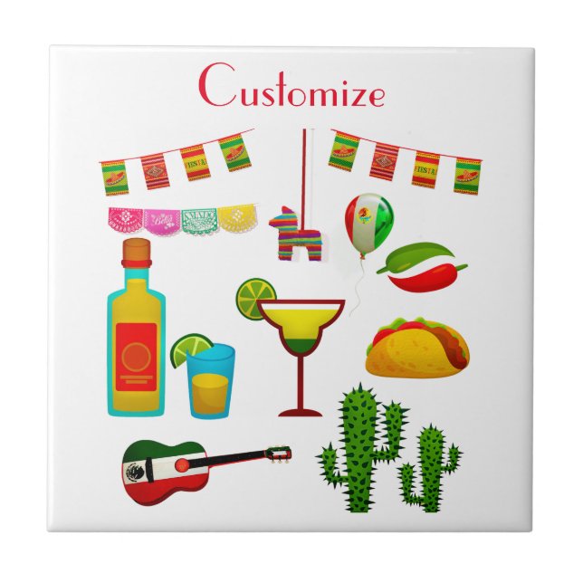 Azulejo La celebración de Cinco de Mayo Thunder_Cove (Frente)