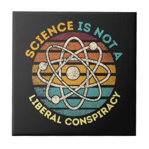 Azulejo La ciencia no es una conspiración liberal