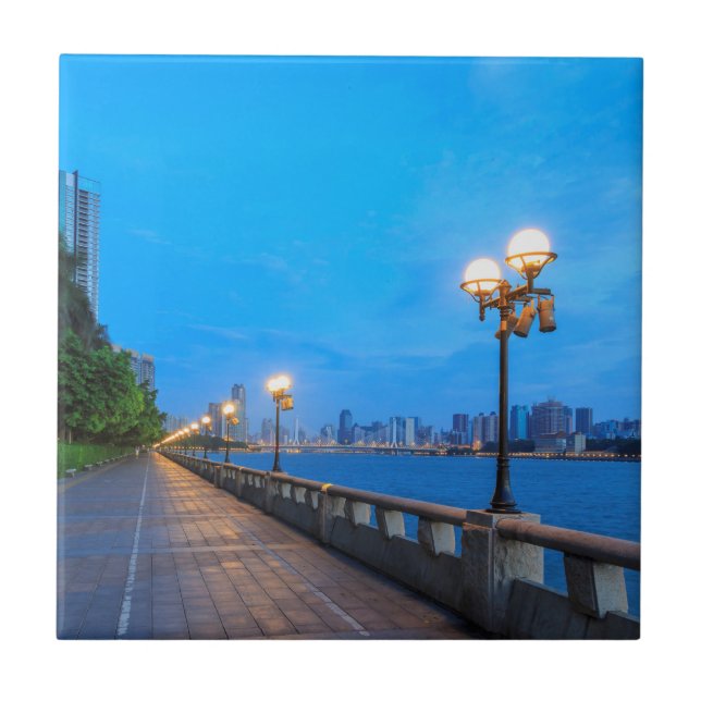 Azulejo La ciudad de Guangzhou (Frente)