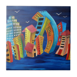 Azulejo La ciudad flotante