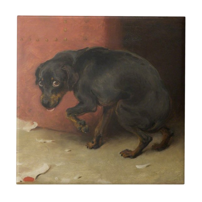 Azulejo La Conciencia Nos Hace Cobardes A Todos (Frente)