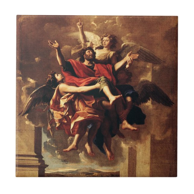 Azulejo La Conversión de San Pablo Arte Fino (Frente)