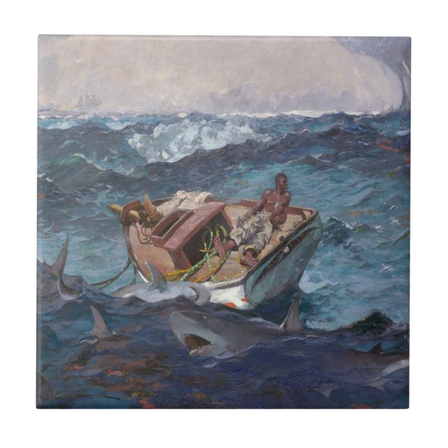 Azulejo La corriente del Golfo 1899 W Homer (Frente)