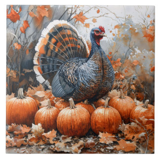 Azulejo La cosecha de otoño en Turquía