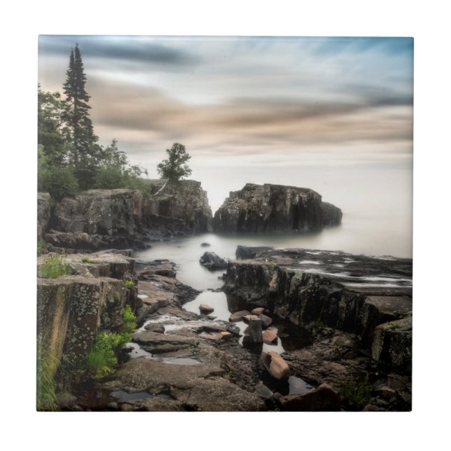 Azulejo La costa del lago Superior el | Minnesota (Frente)