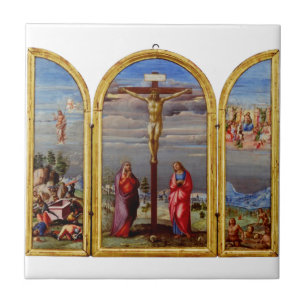 Azulejo La Crucifixión de Francesco Granacci