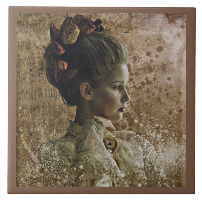 Azulejo La dama fantasma de Victoria (Frente)