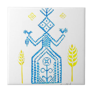 Azulejo La diosa eslava Mokosh