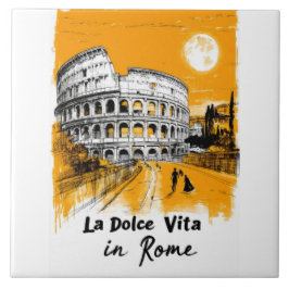 Azulejo La Dolce Vita - Poster Art