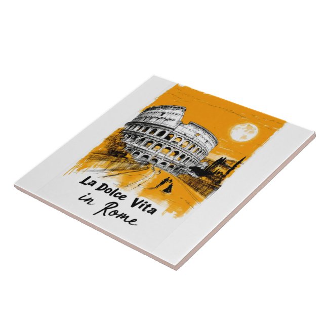 Azulejo La Dolce Vita - Poster Art (Lado)