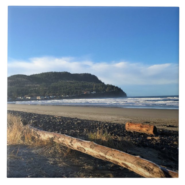 Azulejo La ensenada en la costa, Oregón (Frente)
