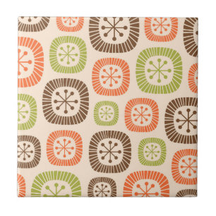 Azulejo La era atómica moderna de mediados del siglo XX