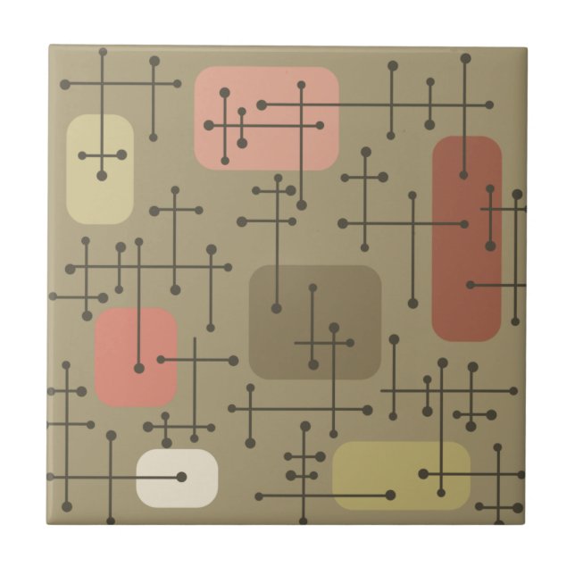 Azulejo La era de Eames de los años 1950 (Frente)