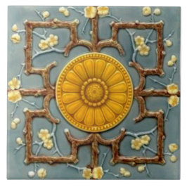 Azulejo La estética azul de la imitación de la película de