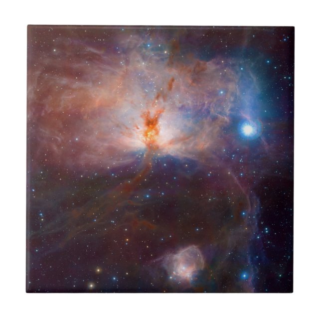 Azulejo La estrella de la nebulosa NGC 2024 de la llama (Frente)