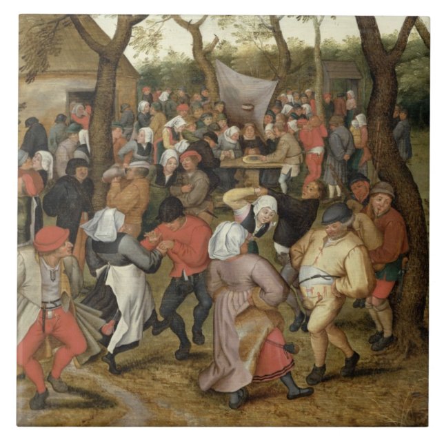 Azulejo La fiesta Boda (Frente)