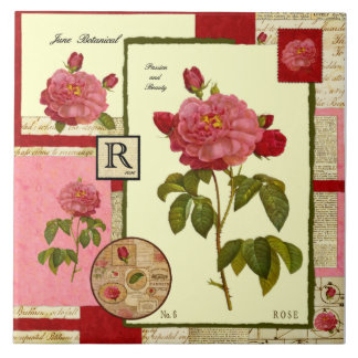 Azulejo La flor de junio