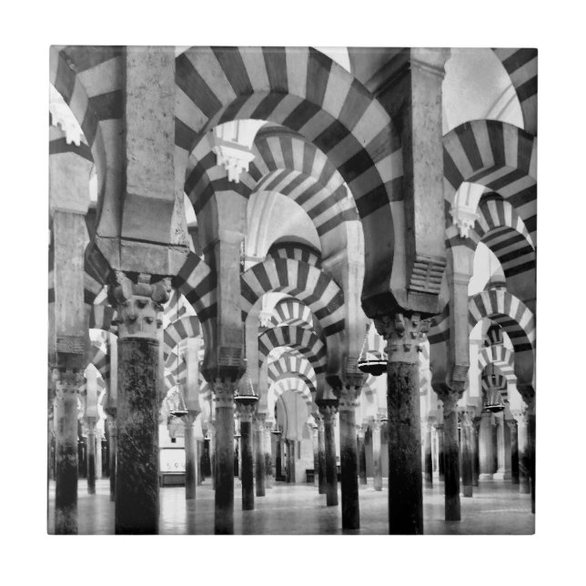 Azulejo La gran mezquita de Córdoba (Frente)