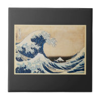 La gran ola de Kanagawa por Hokusai