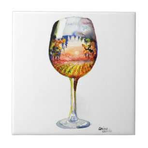 Azulejo La historia del vino