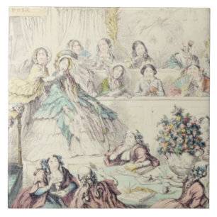 Azulejo La infracción de la promesa - la mano del dibujo