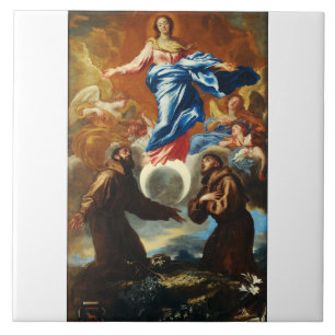 Azulejo La inmaculada concepción de la Virgen María