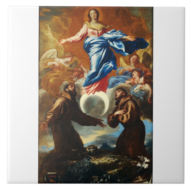 Azulejo La inmaculada concepción de la Virgen María (Frente)