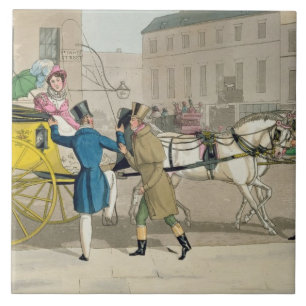 Azulejo La invitación acuciante, de 'diámetros interiore