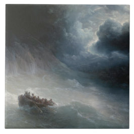 Azulejo La ira de los mares (por Ivan Aivazovsky)