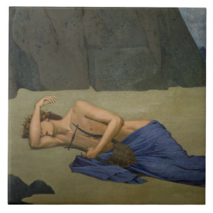 Azulejo La lamentación de Orfeo