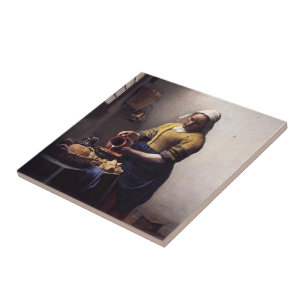 Azulejo La lechera de Johannes Vermeer
