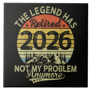 Azulejo La leyenda se jubiló 2026 No es mi problema