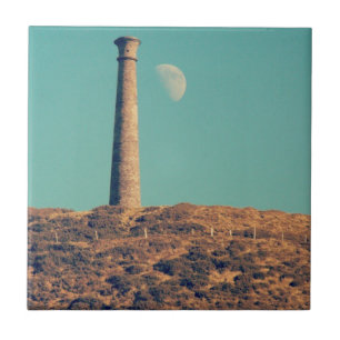 Azulejo La luna y una torre: Aberystwyth