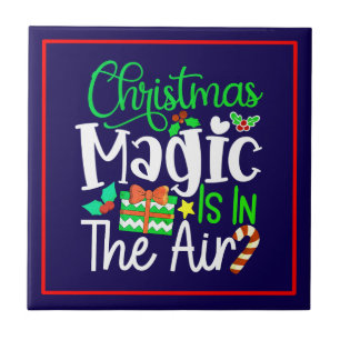 Azulejo La magia de los navidades está en el Air-67876